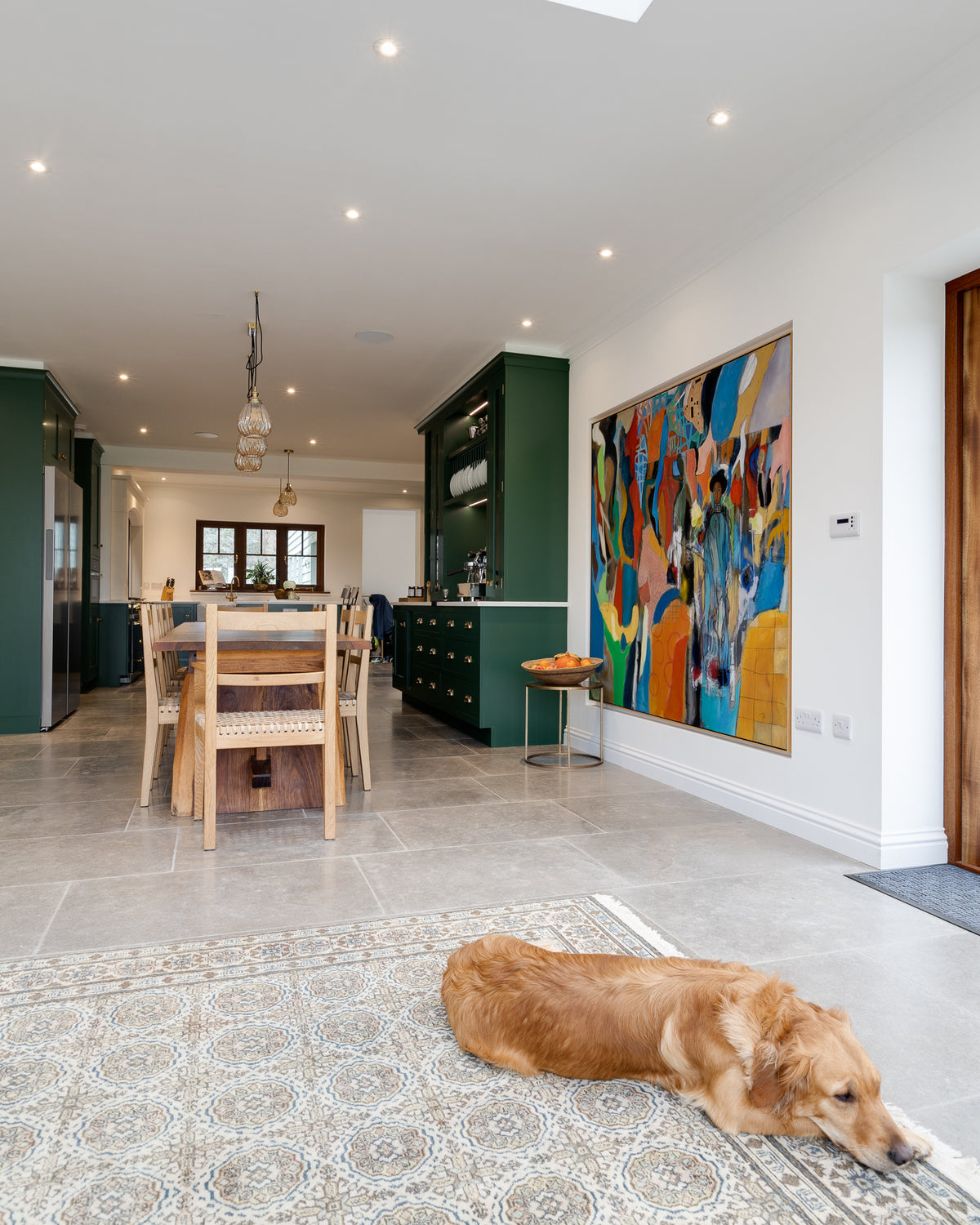 The Classic Country Green Kitchen