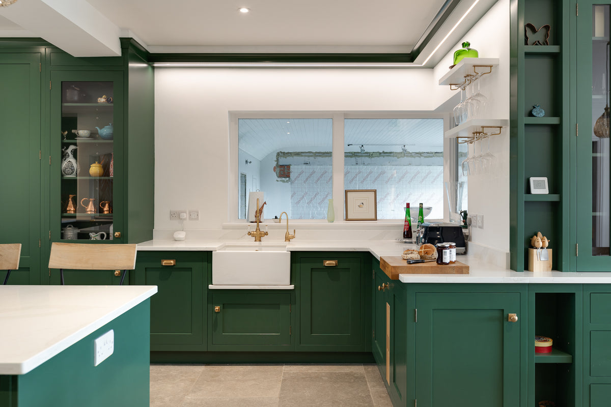 The Classic Country Green Kitchen