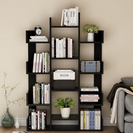 Black Contemporary Display Rack