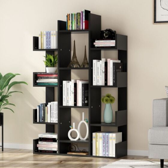 Black Contemporary Display Rack