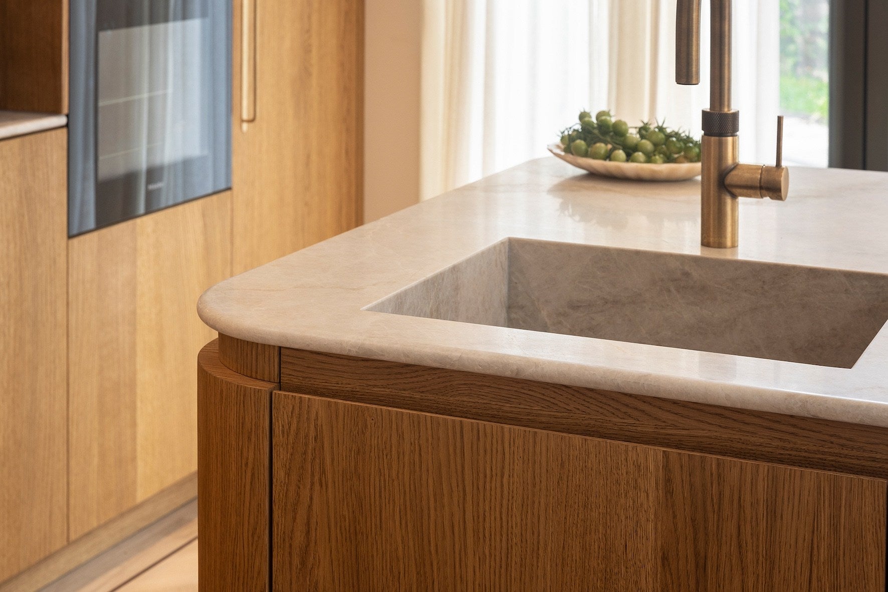 The Curved Oak Kitchen