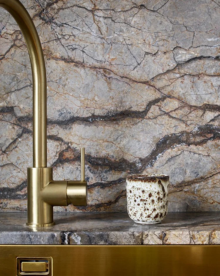 The Dark Limestone Kitchen