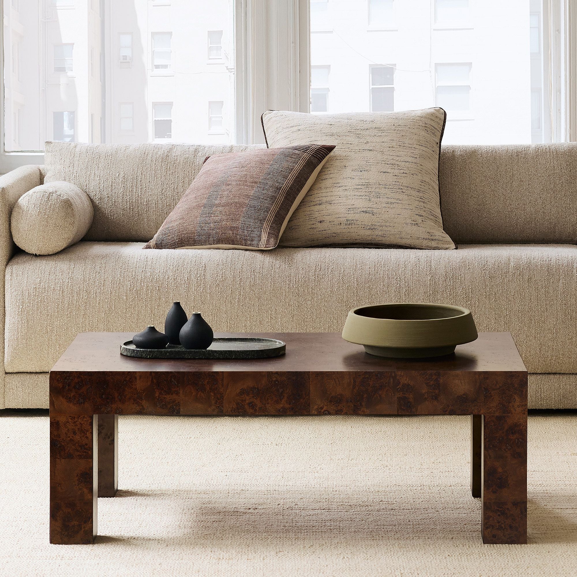 Harlow Burl Coffee Table