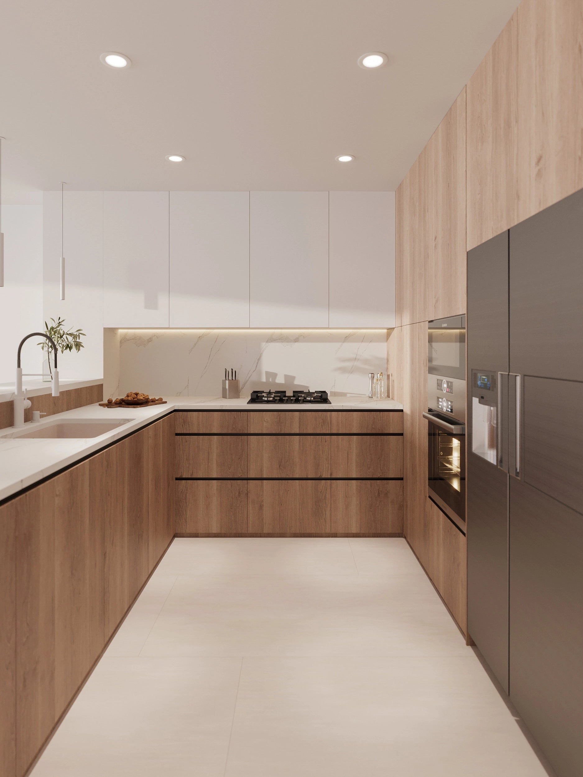 The Light Oak Loft Kitchen