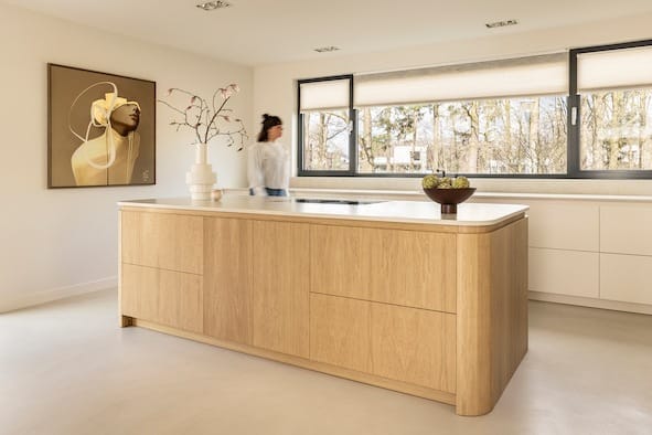 The Light Oak Serenity Kitchen