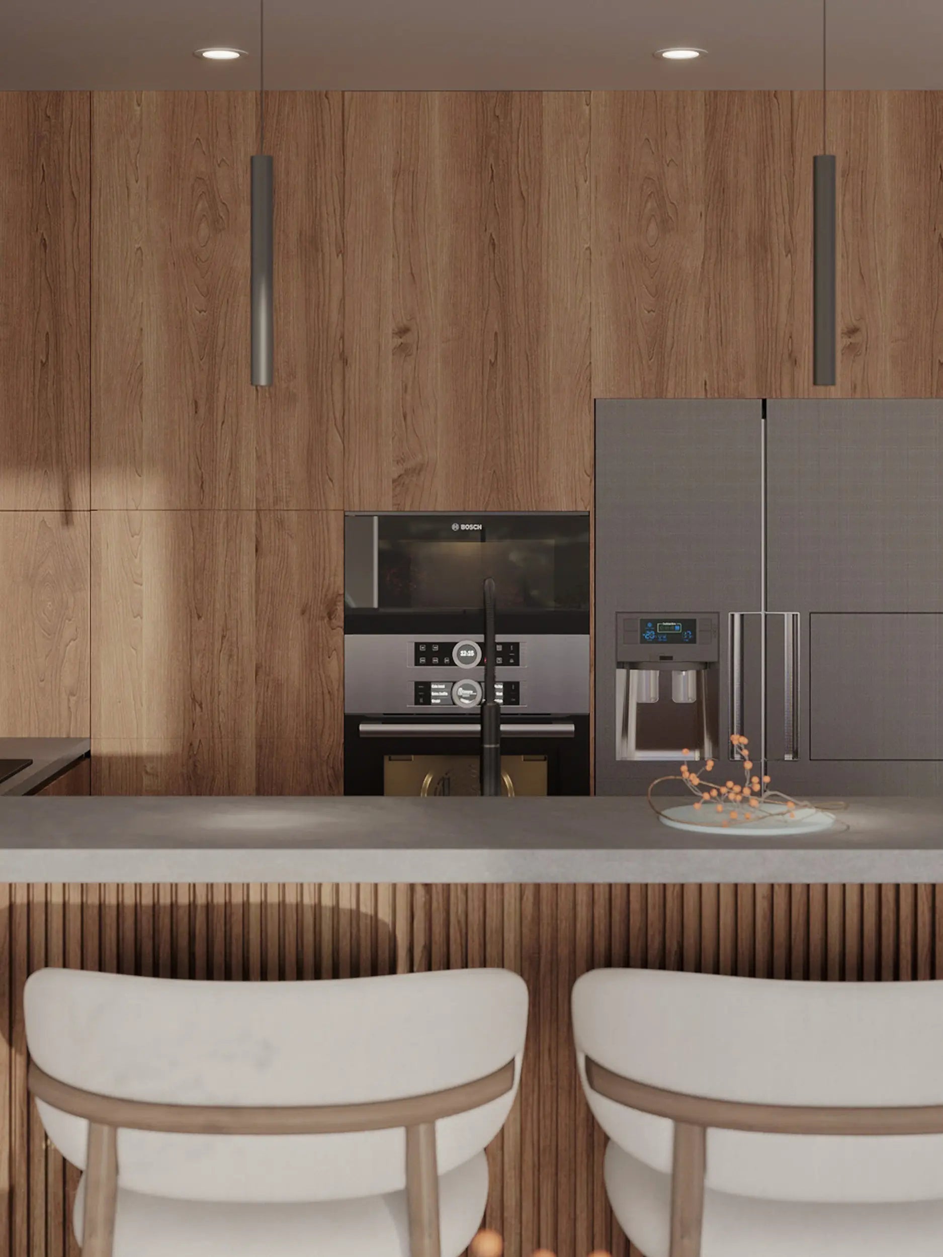 The Loft Walnut Kitchen