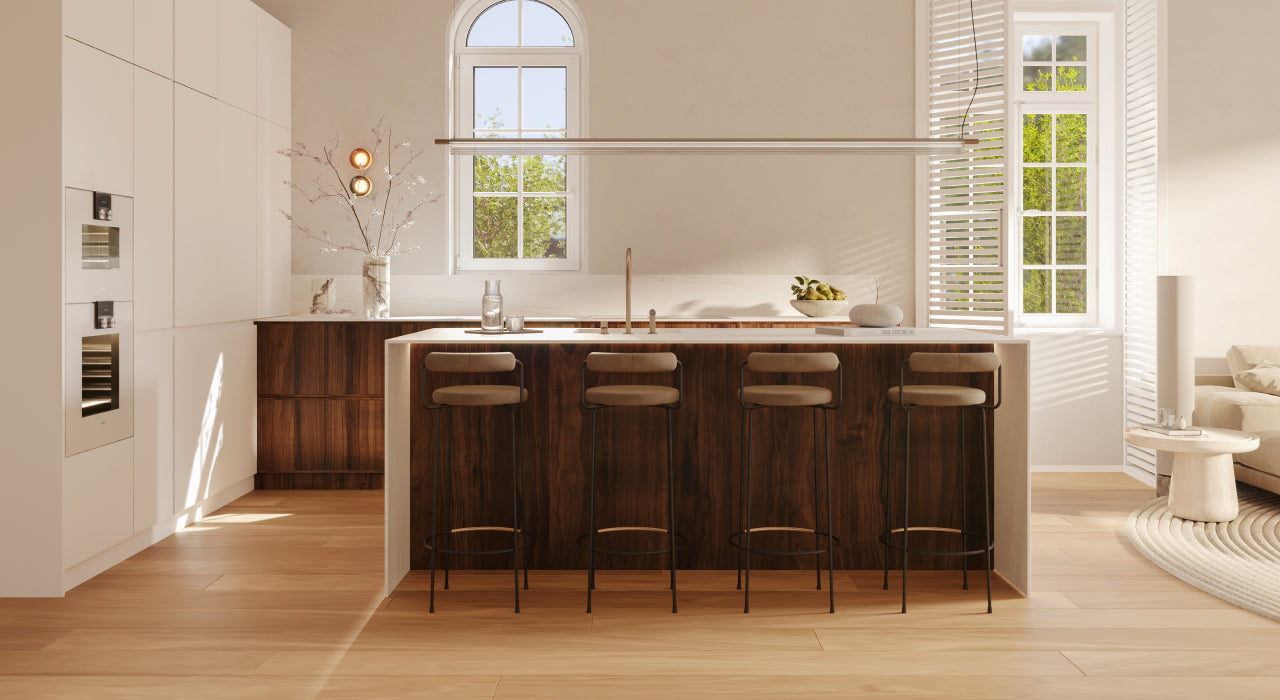 The Modern Walnut Kitchen