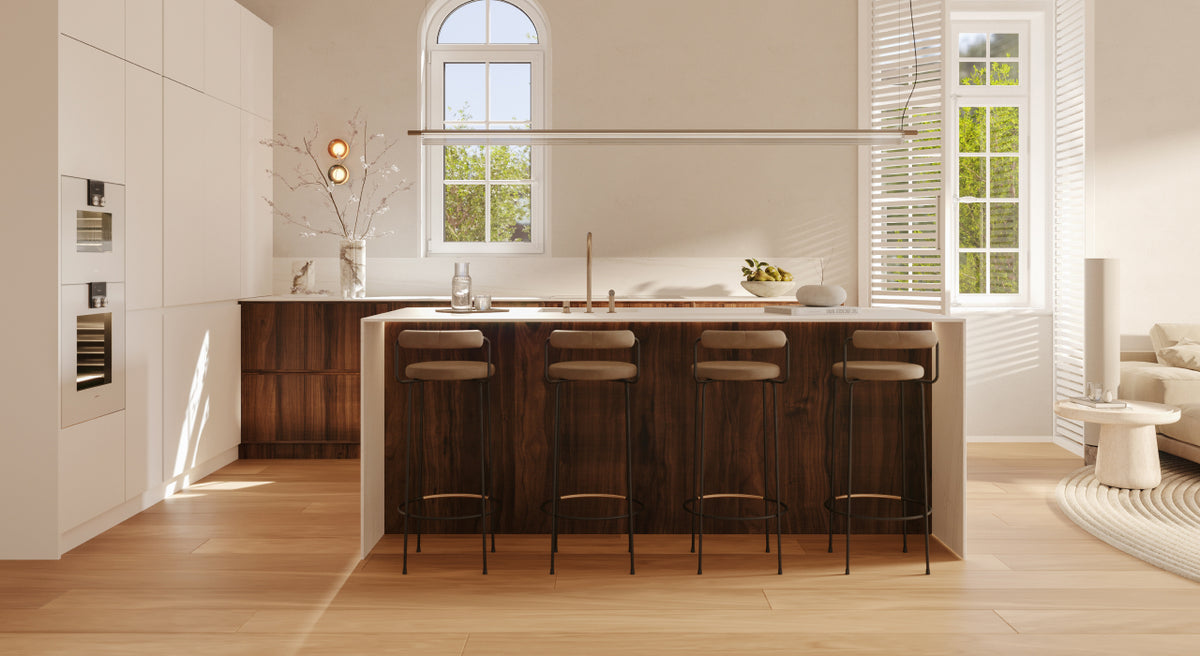 The Modern Walnut Kitchen