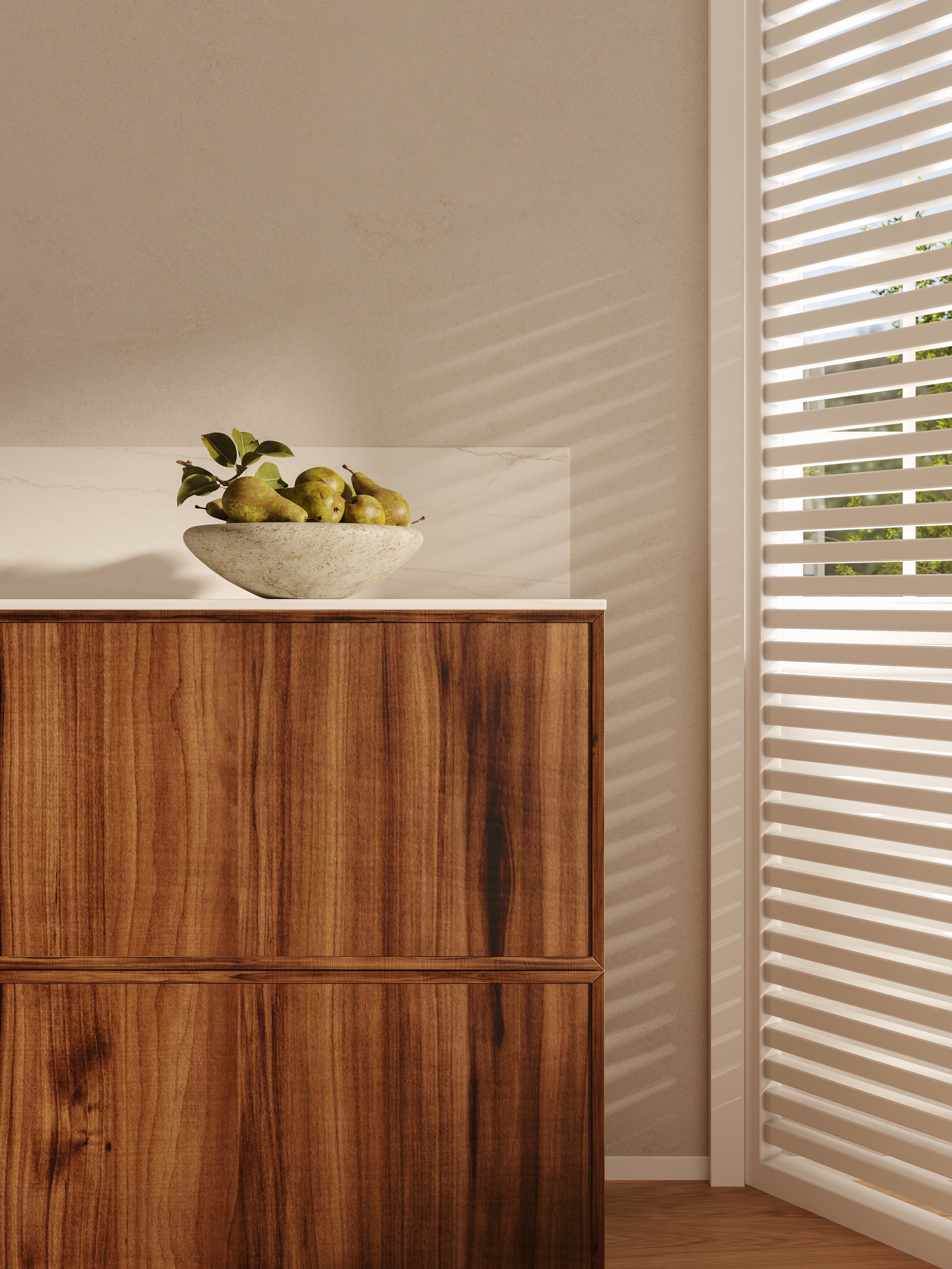The Modern Walnut Kitchen