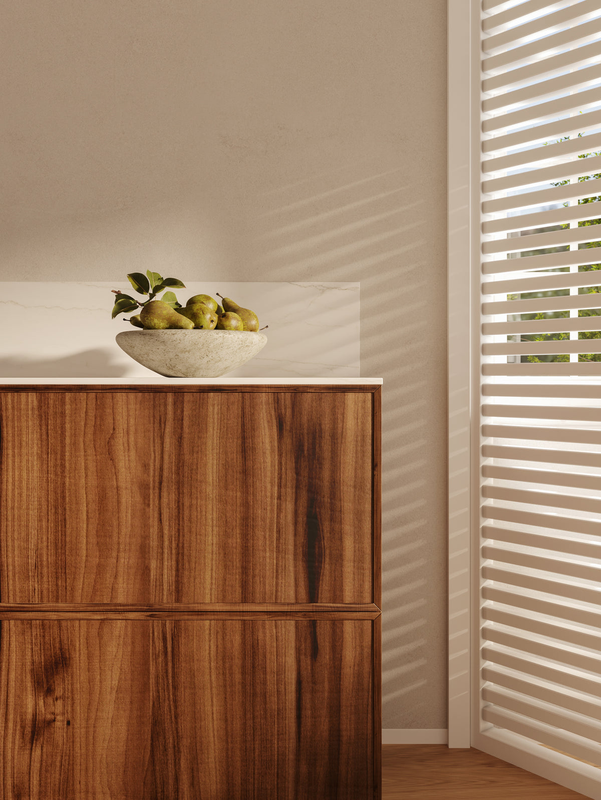 The Modern Walnut Kitchen