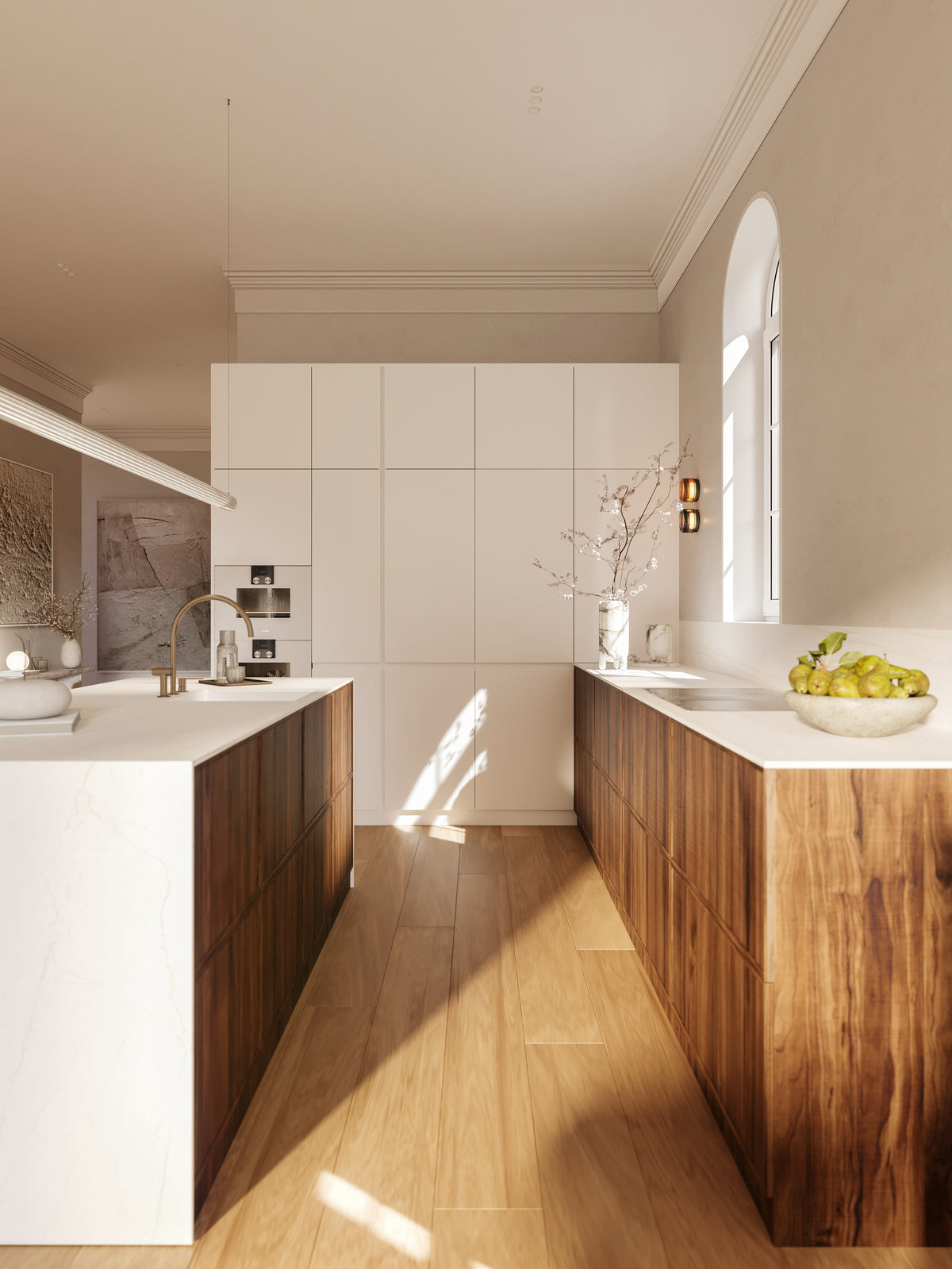 The Modern Walnut Kitchen