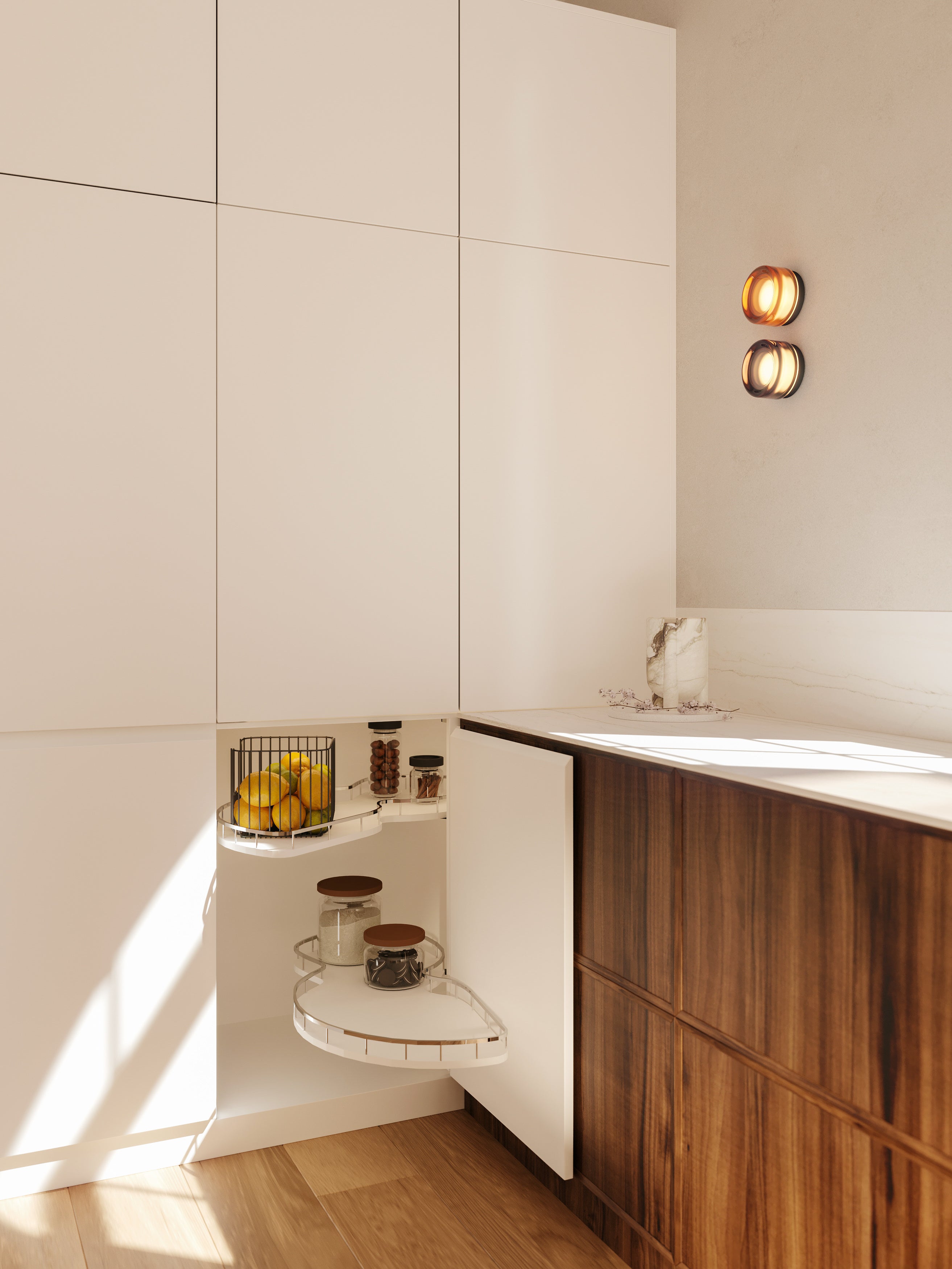 The Modern Walnut Kitchen