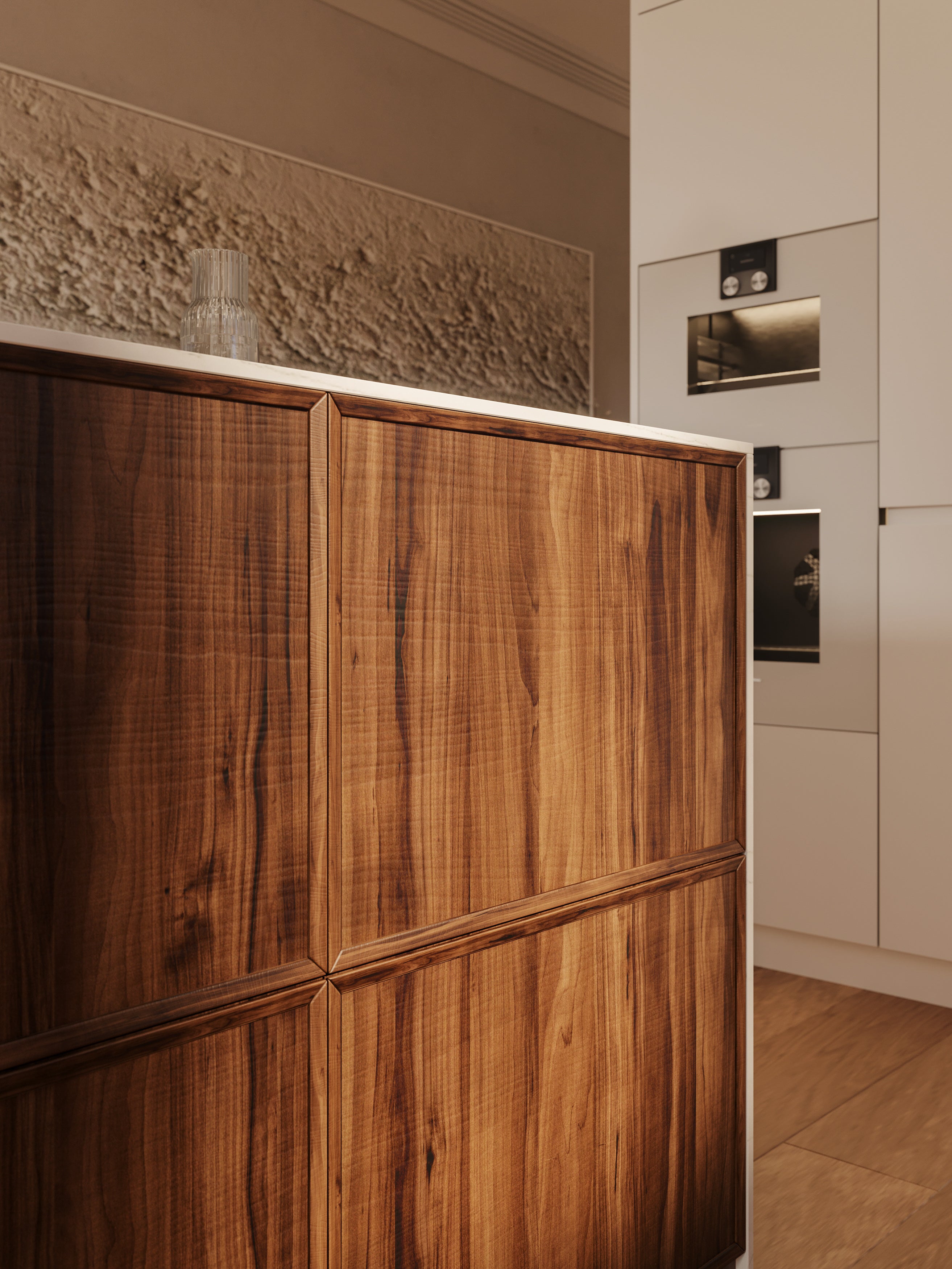 The Modern Walnut Kitchen