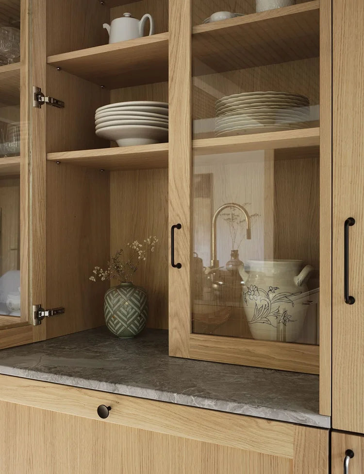 The Natural Oak Kitchen Warm Oak & Limestone Kitchen