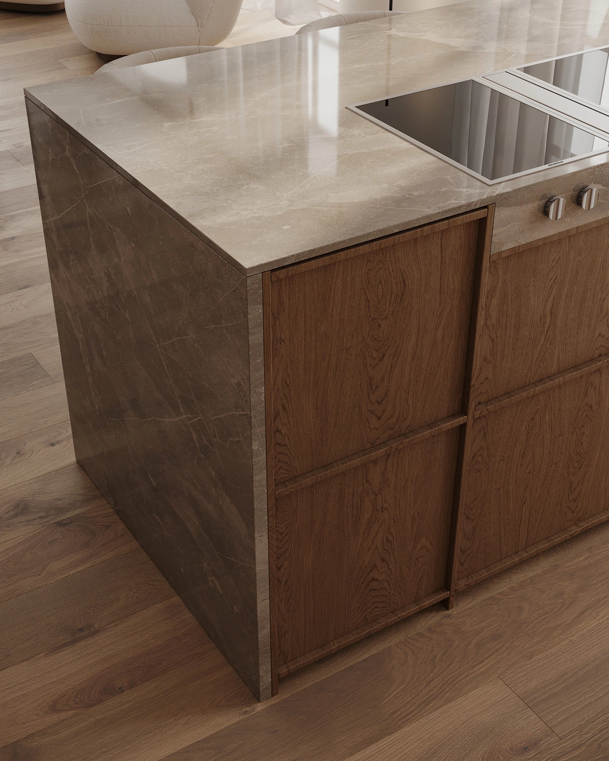The Nature-Inspired Oak Kitchen