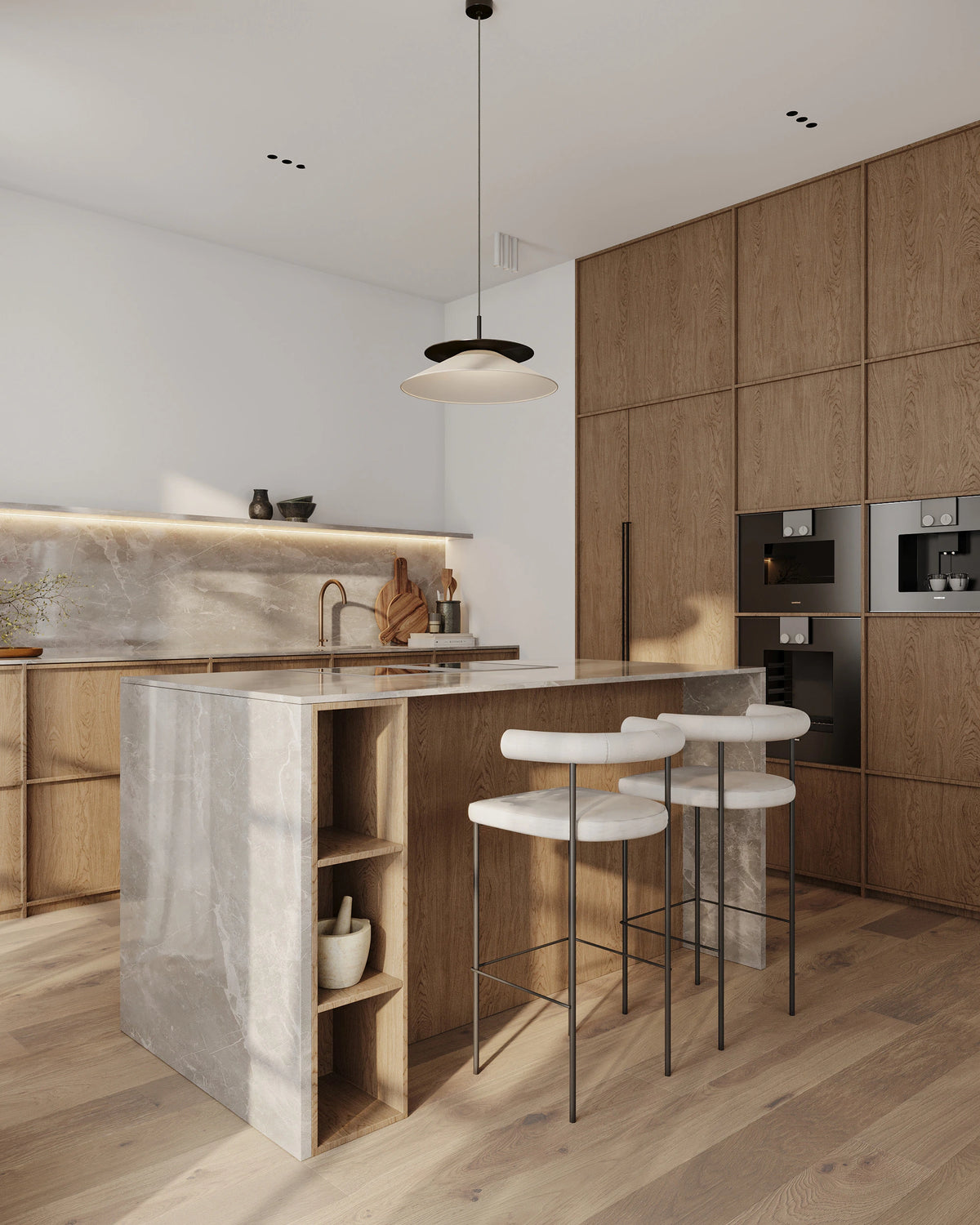 The Nature-Inspired Oak Kitchen