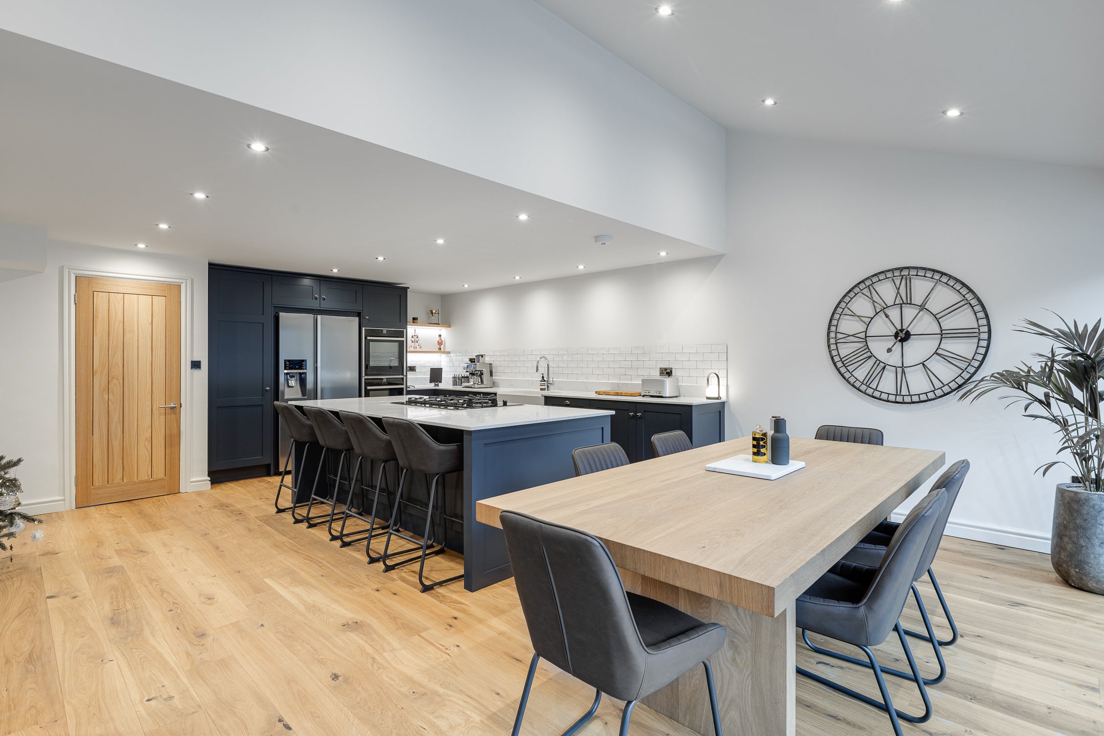 The Navy & White Shaker Kitchen