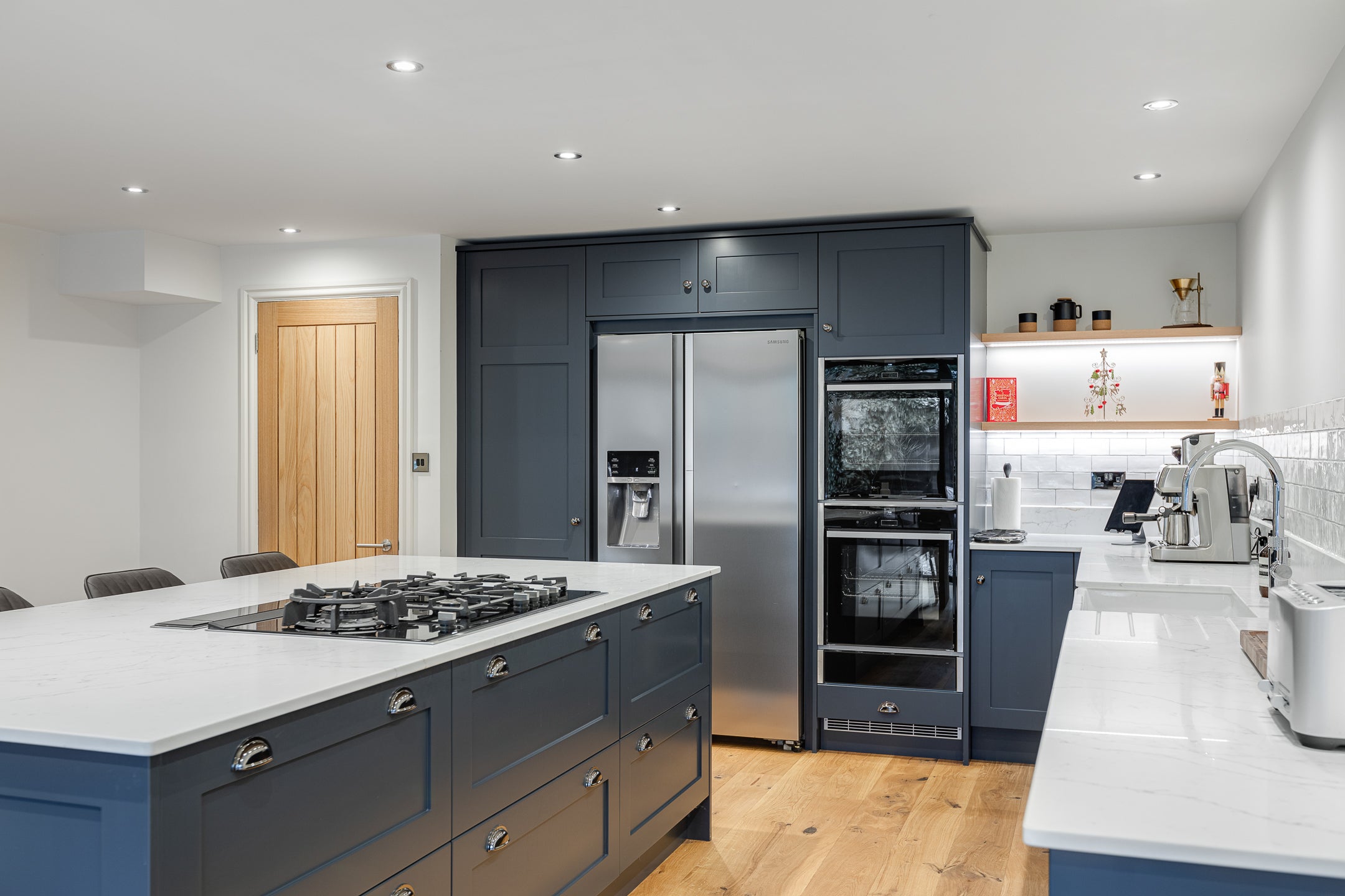 The Navy & White Shaker Kitchen