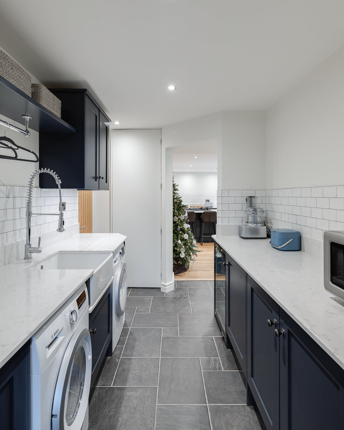 The Navy & White Shaker Kitchen