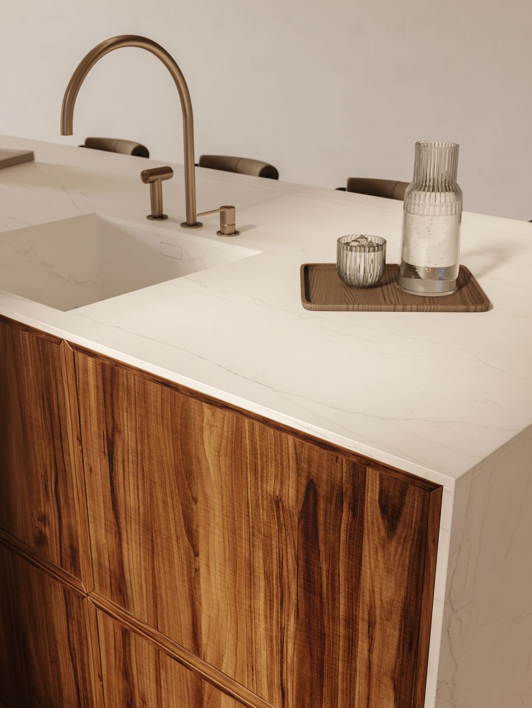 The Nordic Walnut Kitchen