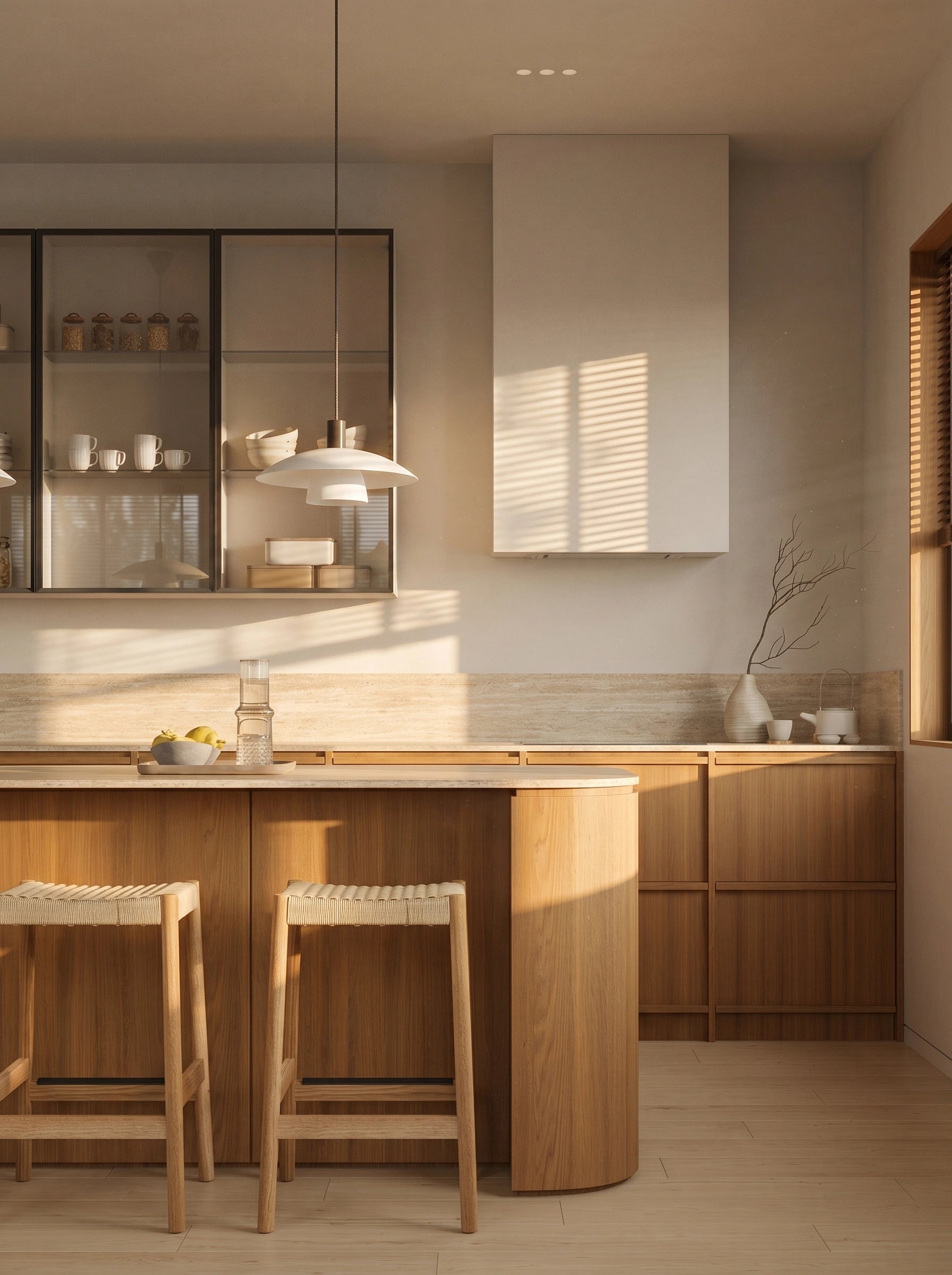 The Nordic Walnut Kitchen