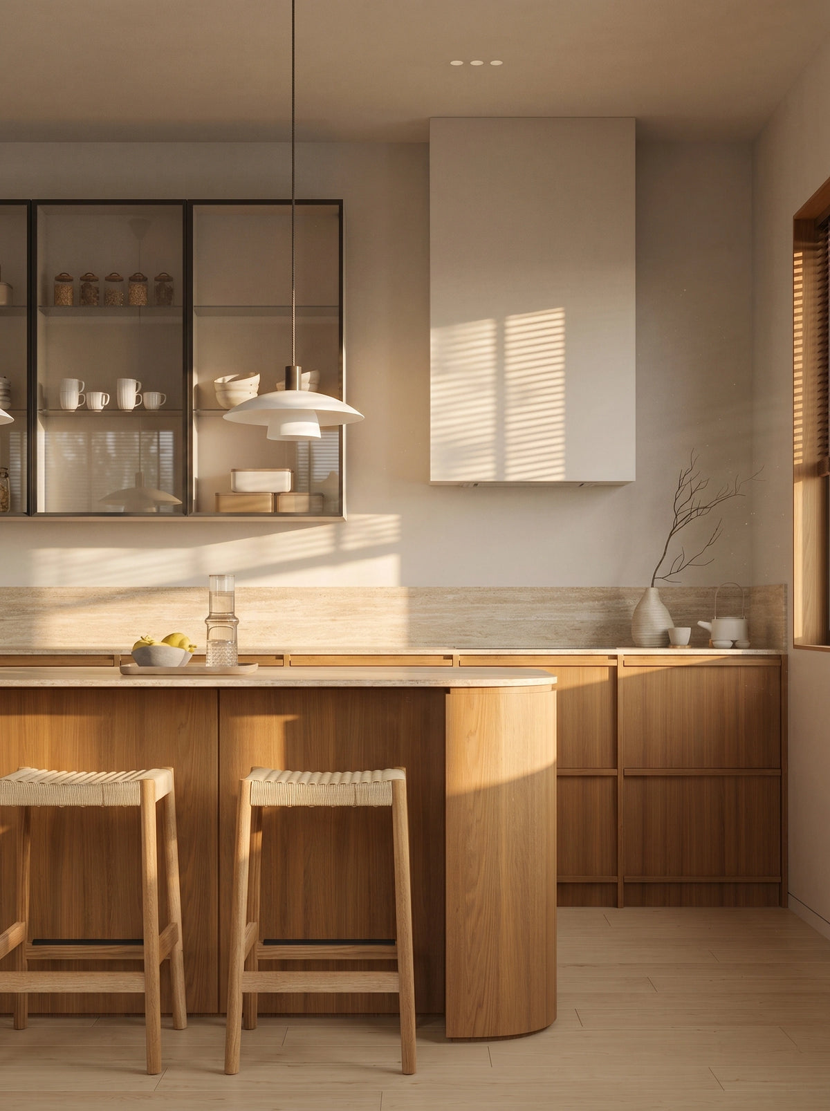 The Nordic Walnut Kitchen