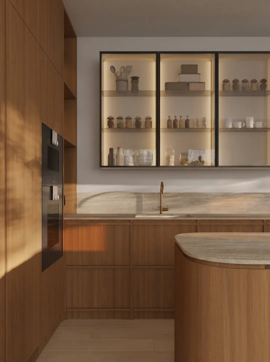 The Nordic Walnut Kitchen