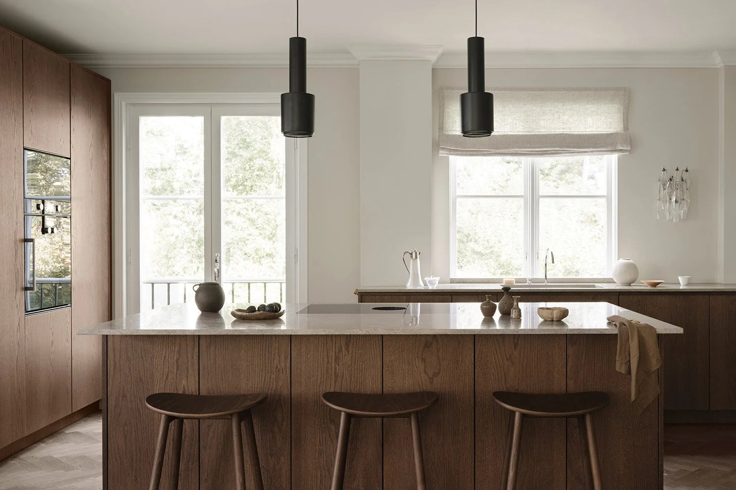 The Refined Dark Oak Kitchen