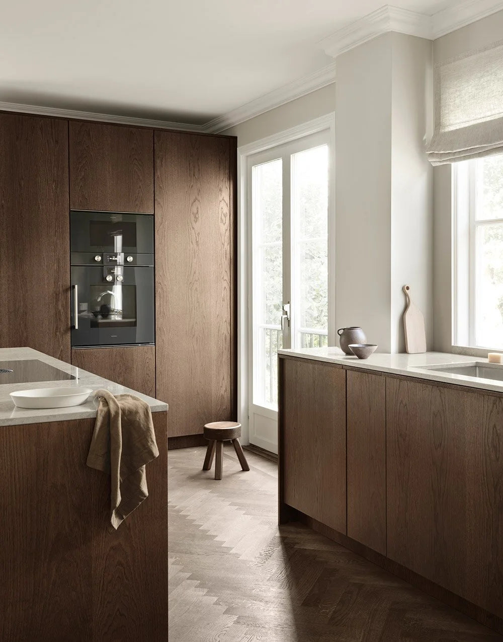 The Refined Dark Oak Kitchen
