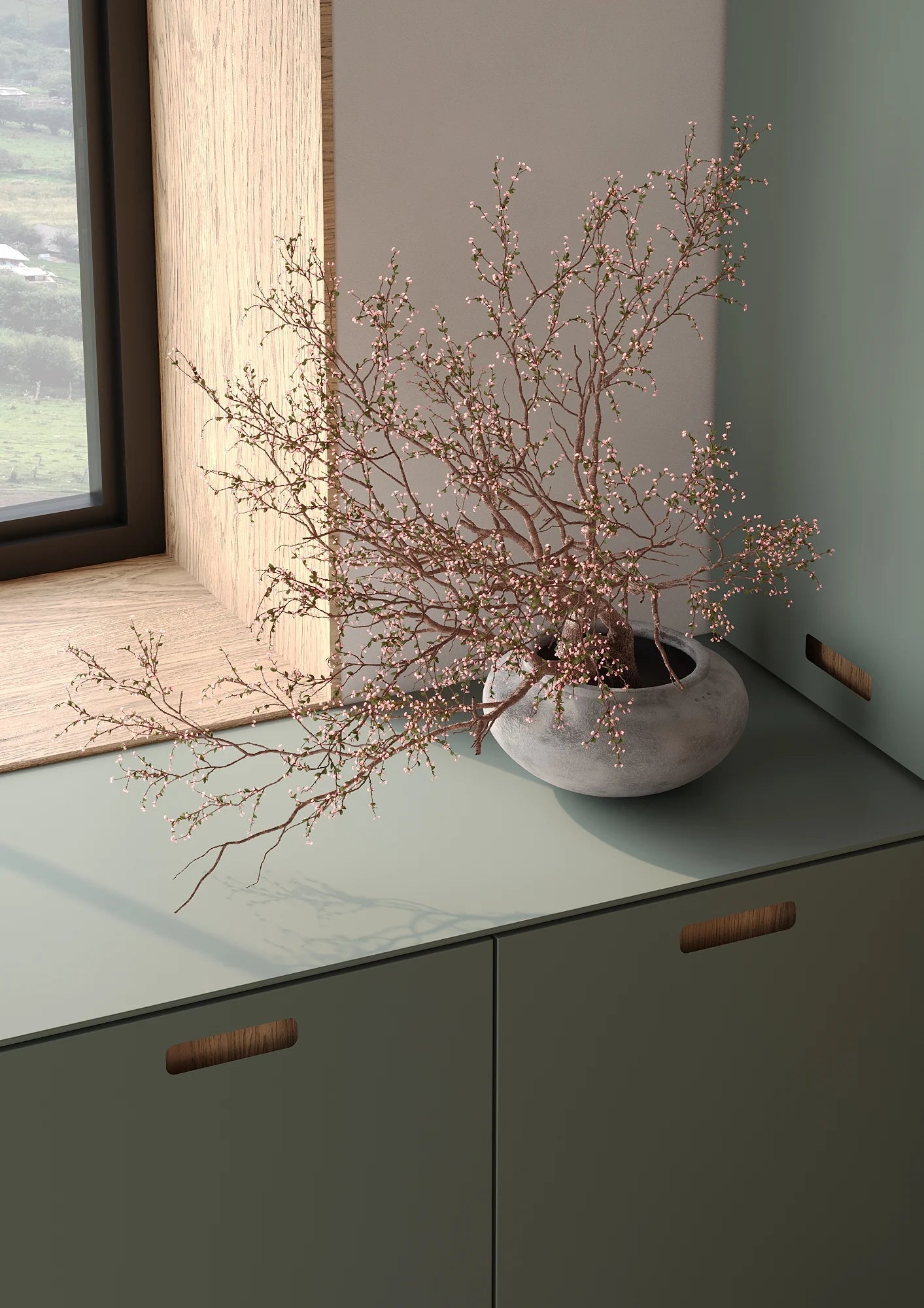 The Scandinavian Green Kitchen