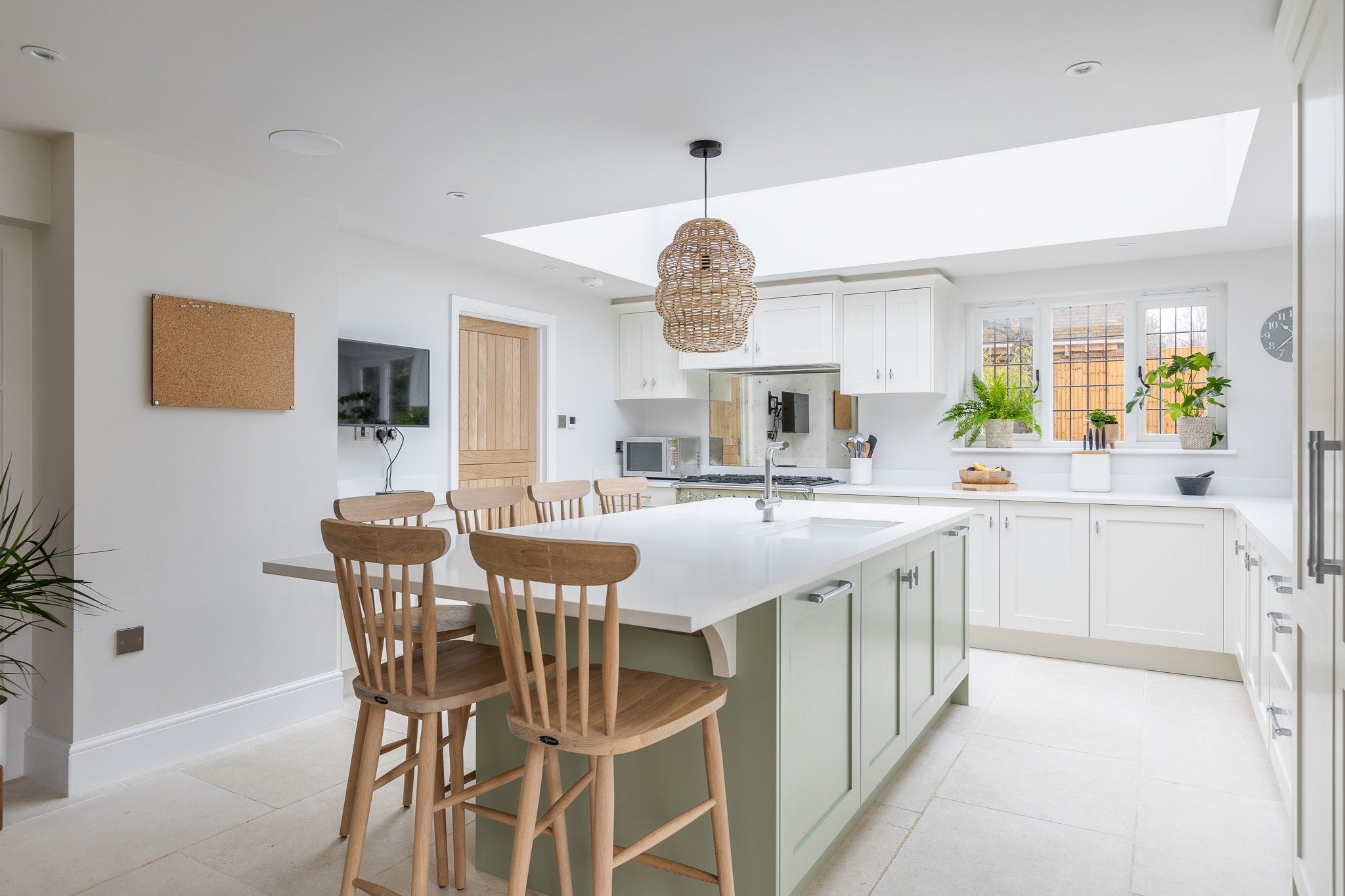 The Serene Green Shaker Kitchen
