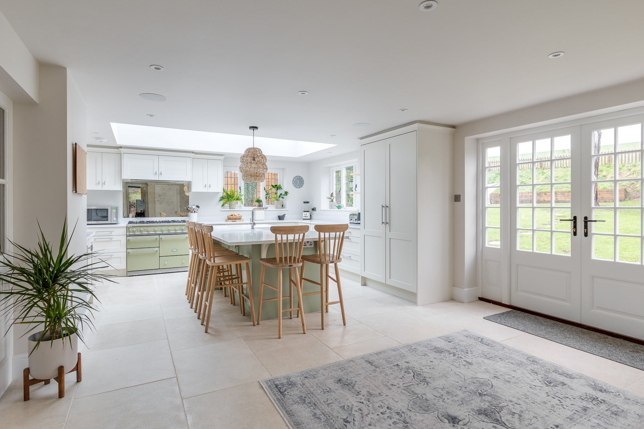 The Serene Green Shaker Kitchen