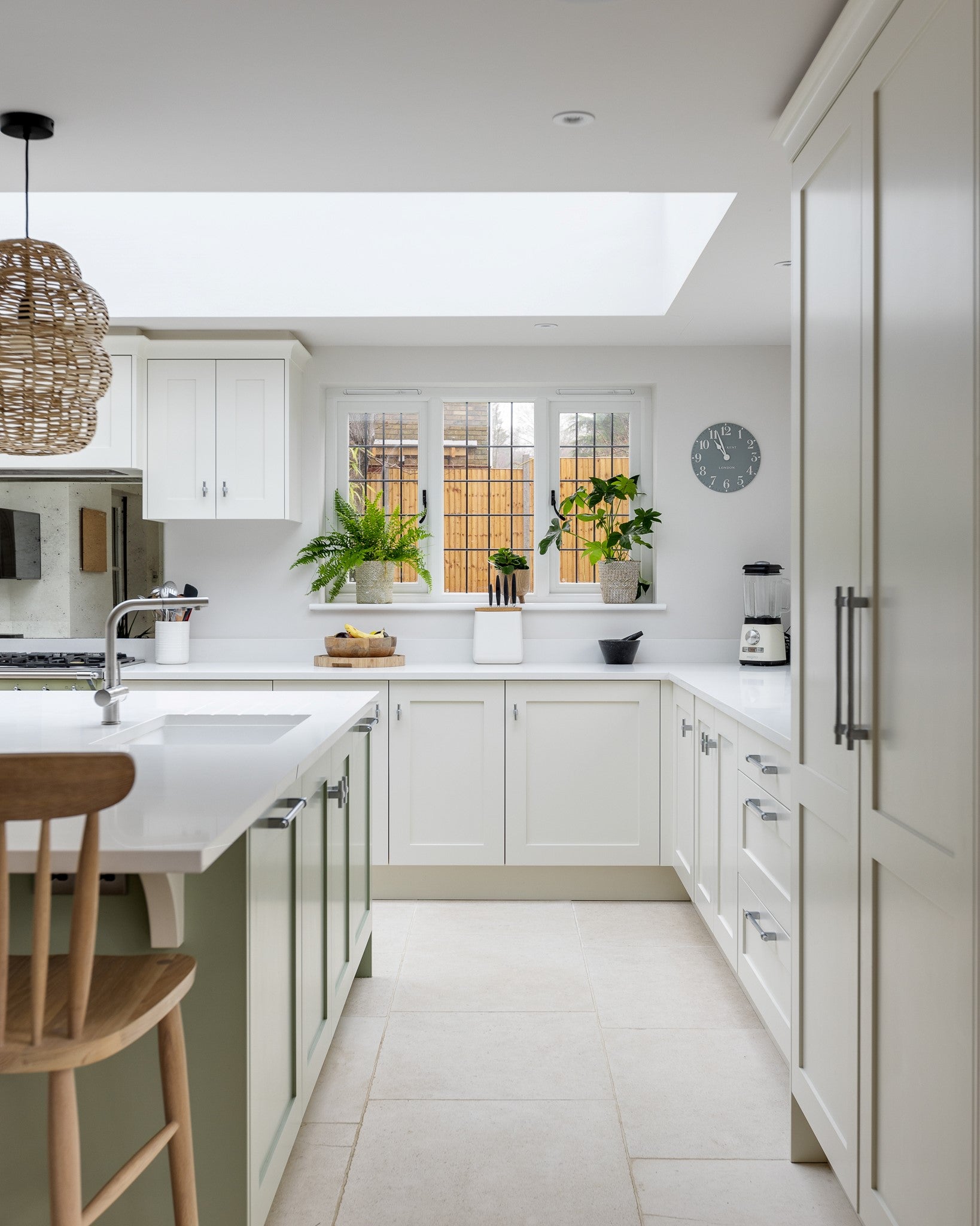 The Serene Green Shaker Kitchen