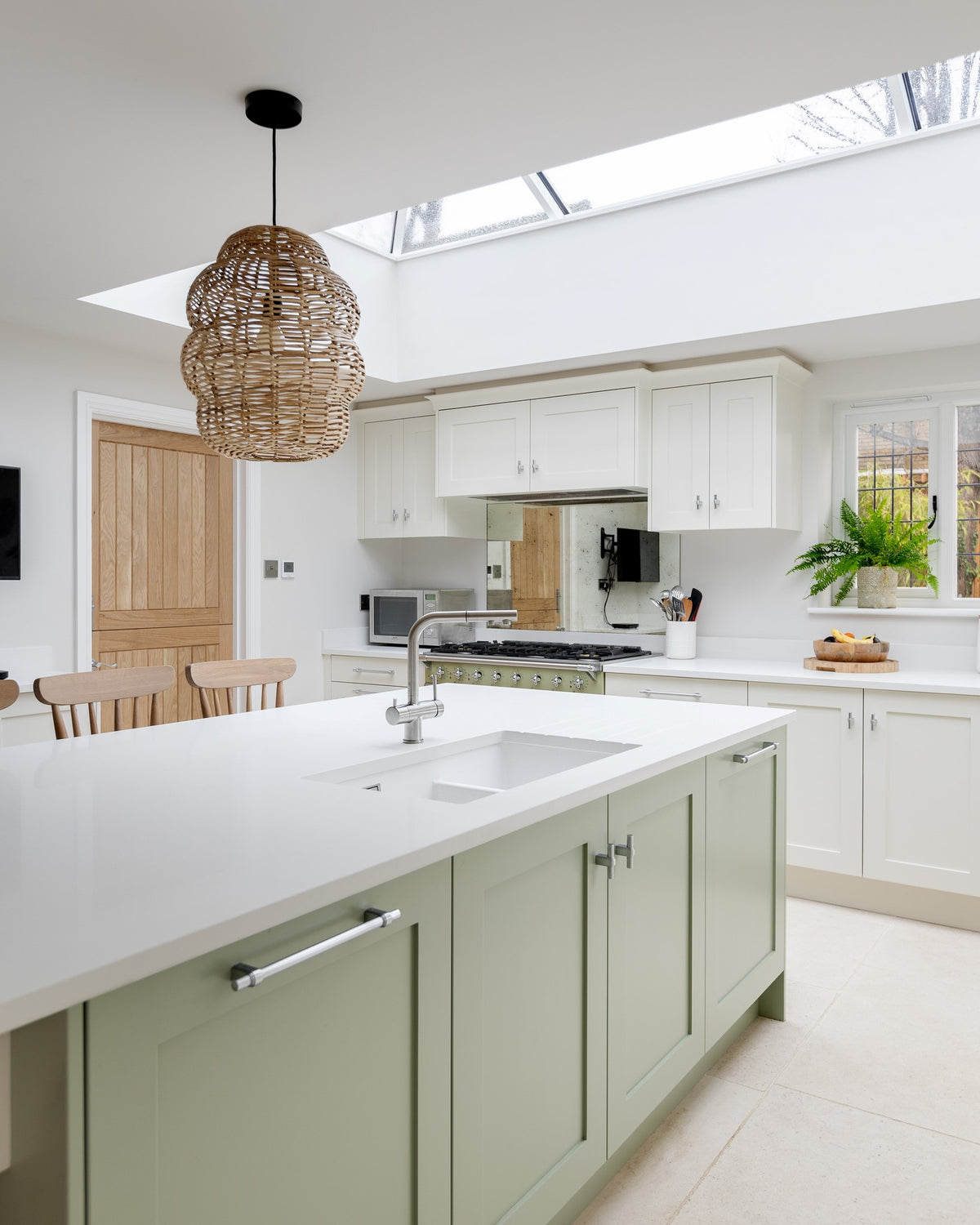 The Serene Green Shaker Kitchen