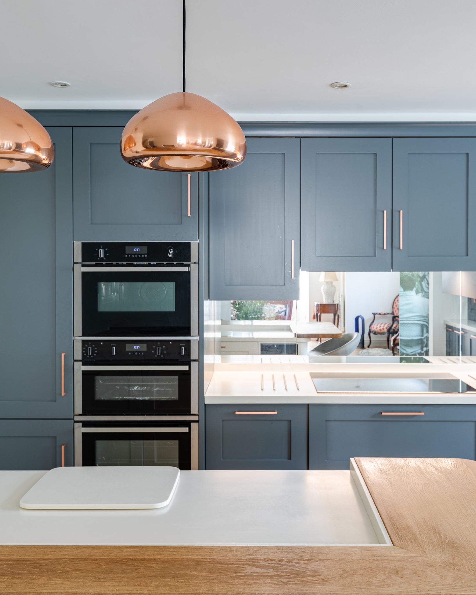 The Two-Tone Shaker Kitchen & Living Space