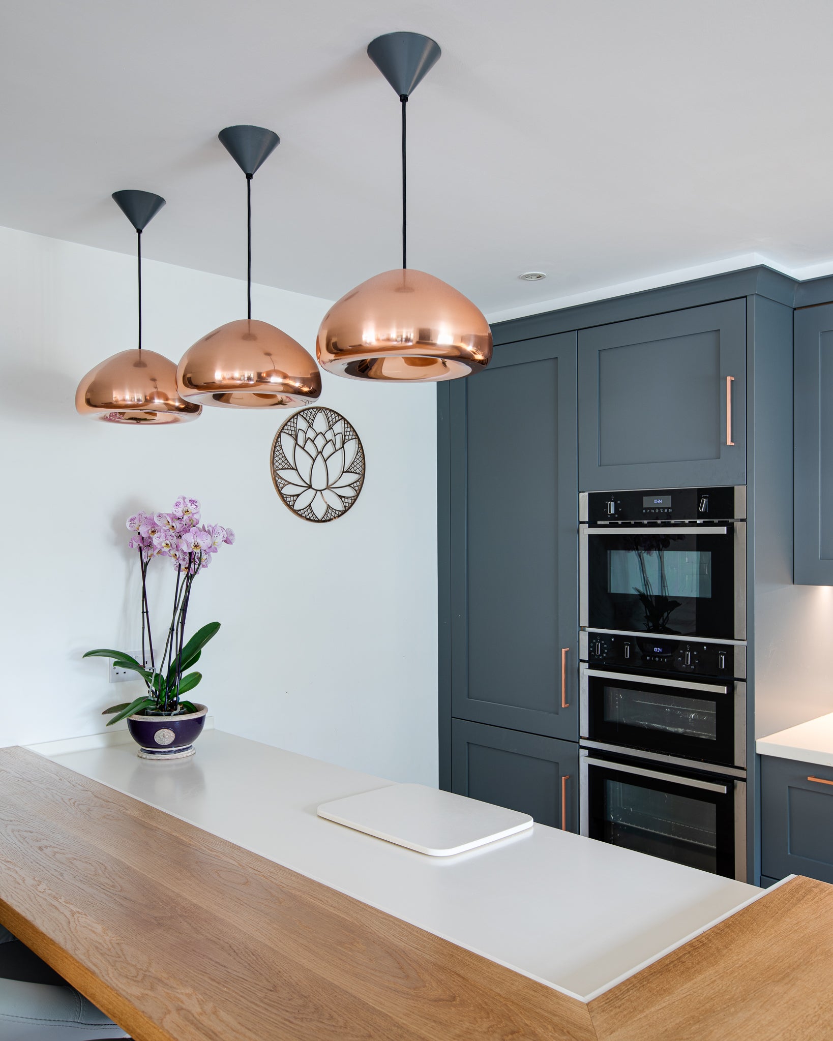 The Two-Tone Shaker Kitchen & Living Space