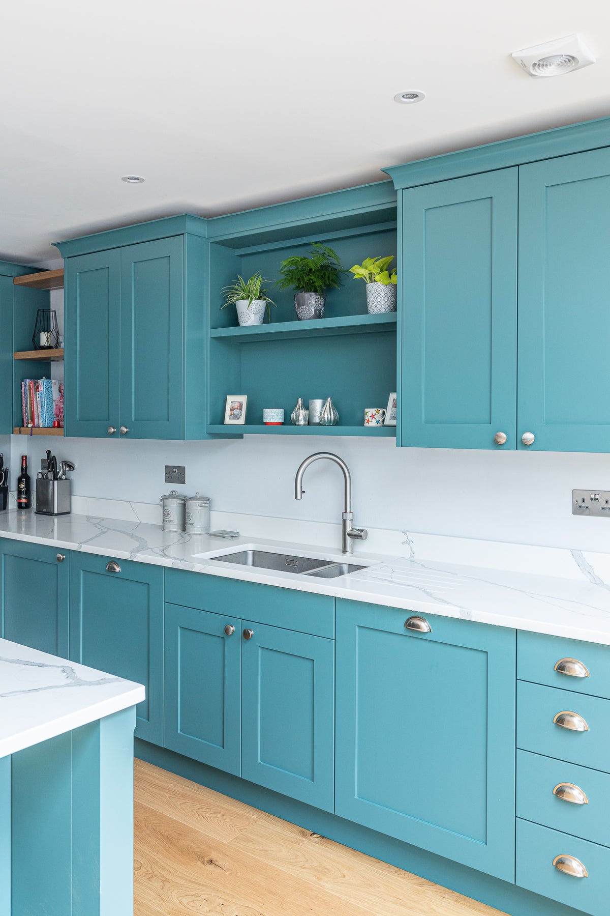 The Vibrant Blue Shaker Kitchen