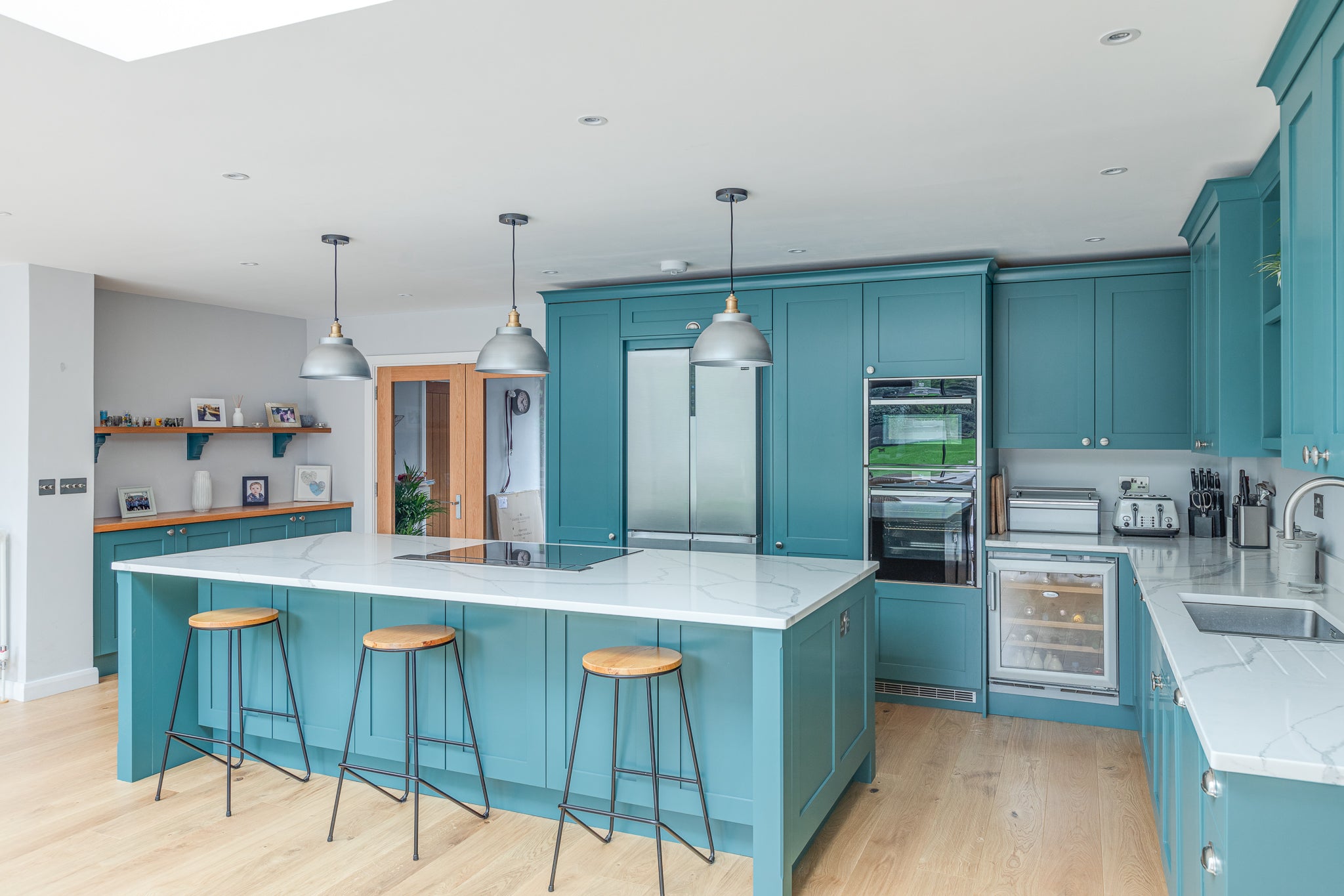 The Vibrant Blue Shaker Kitchen