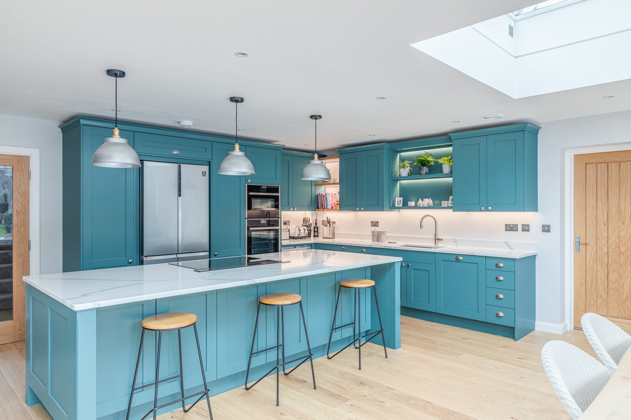 The Vibrant Blue Shaker Kitchen