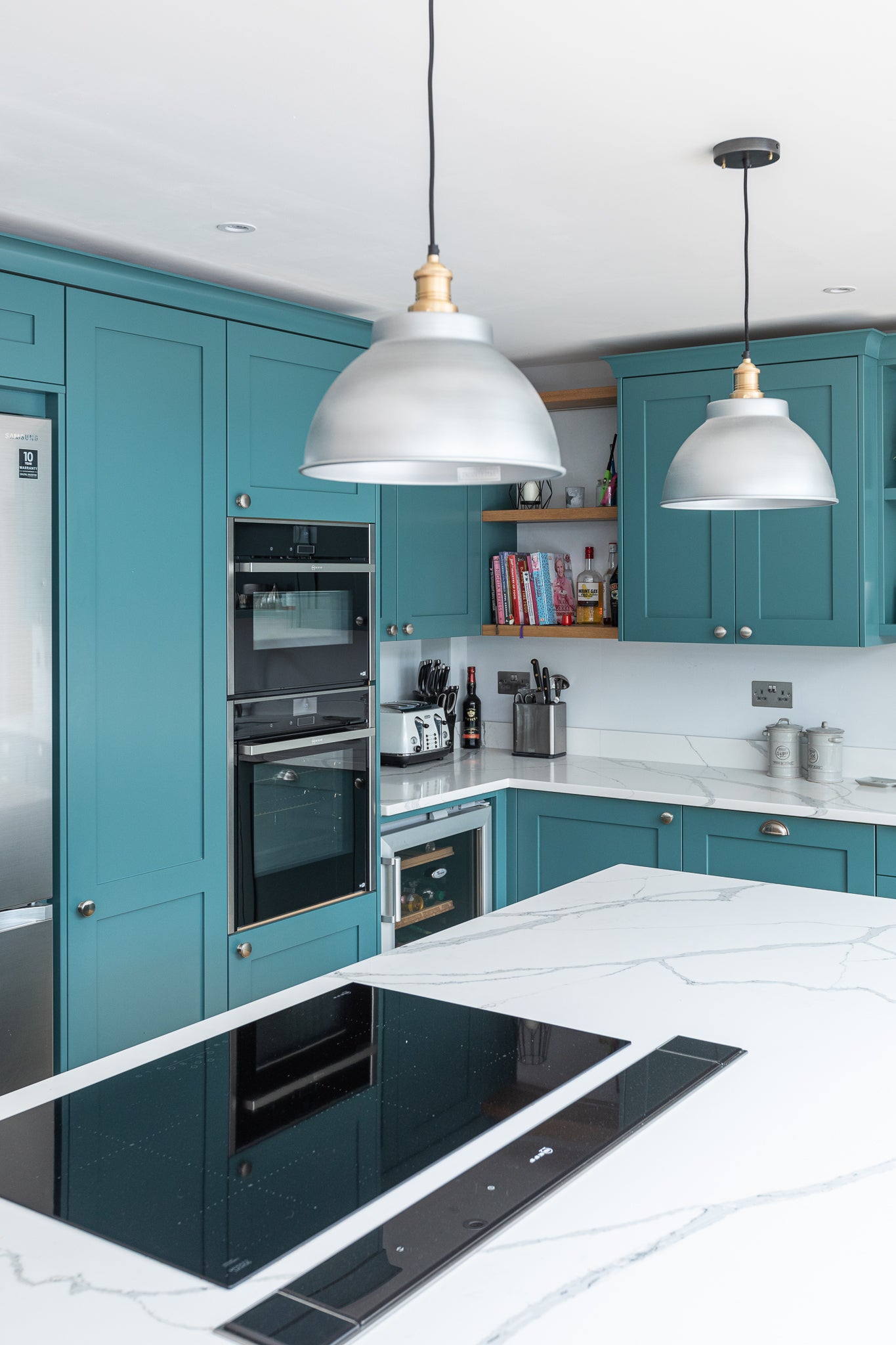 The Vibrant Blue Shaker Kitchen