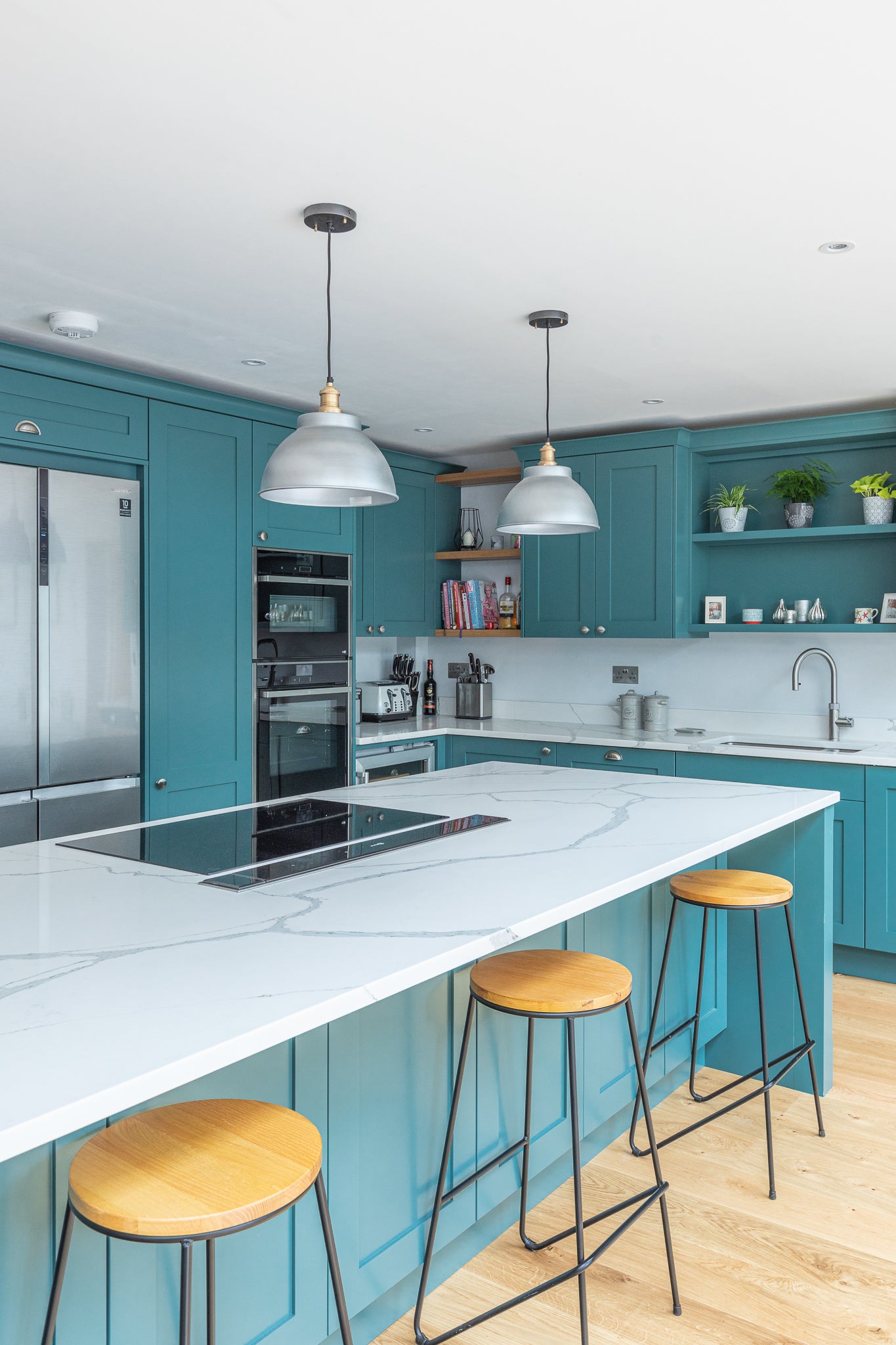 The Vibrant Blue Shaker Kitchen