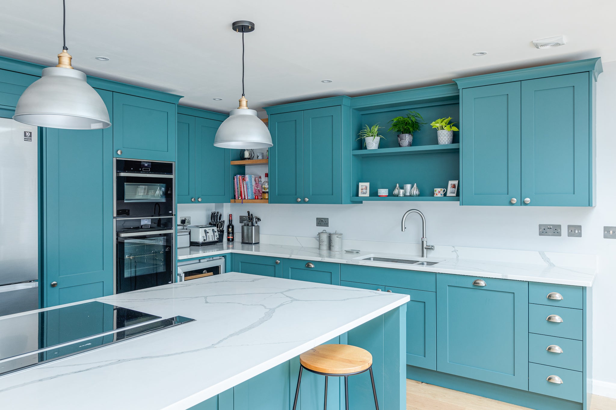 The Vibrant Blue Shaker Kitchen