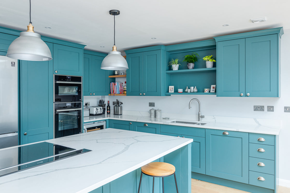 The Vibrant Blue Shaker Kitchen