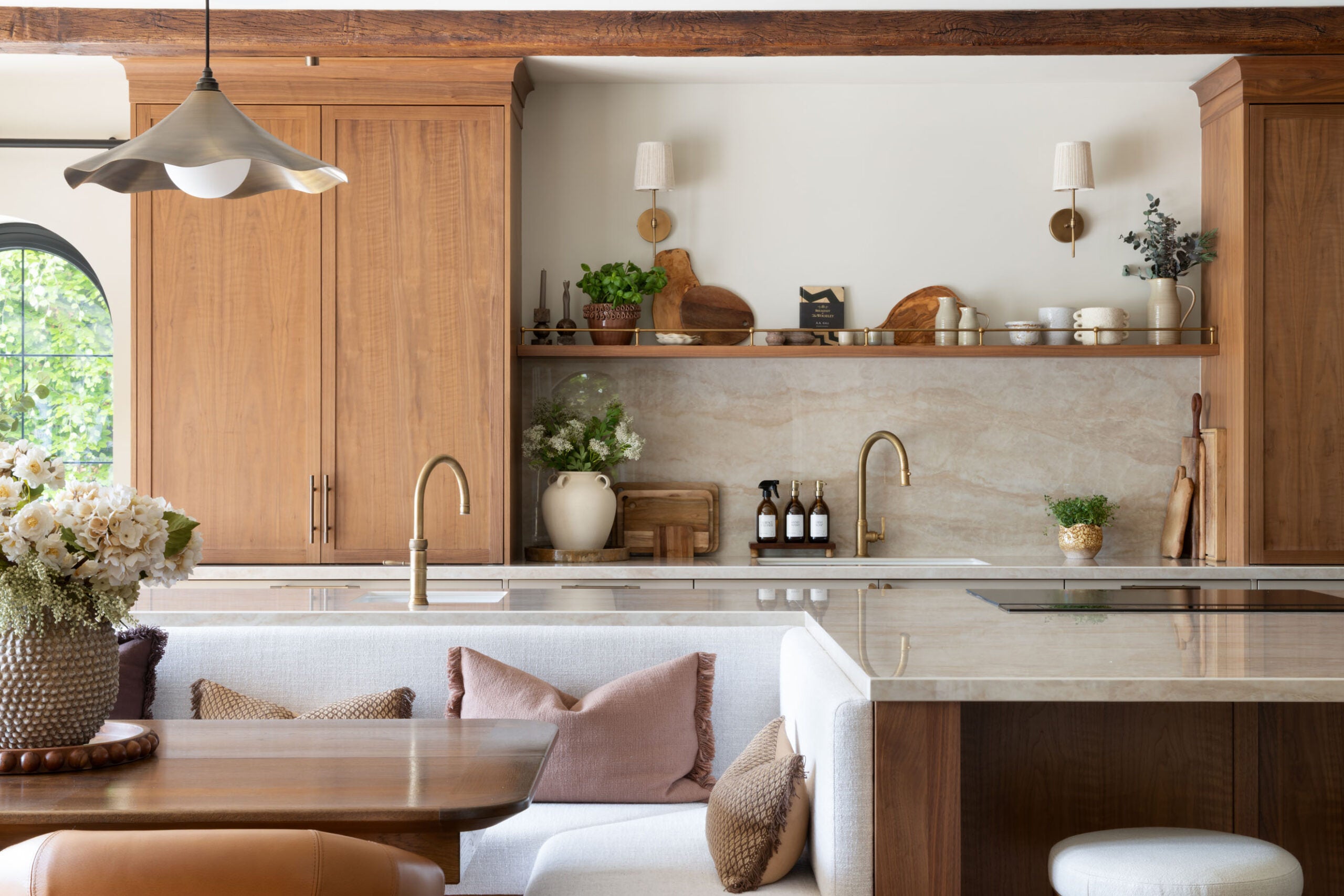 The Walnut Reeded Shaker Kitchen