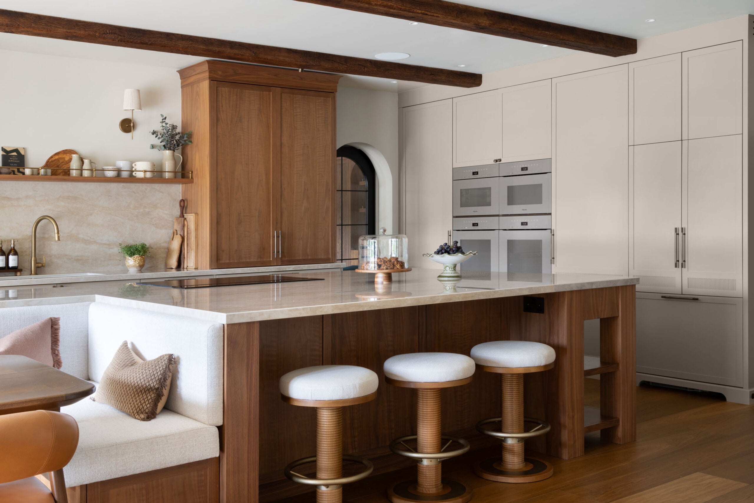 The Walnut Reeded Shaker Kitchen