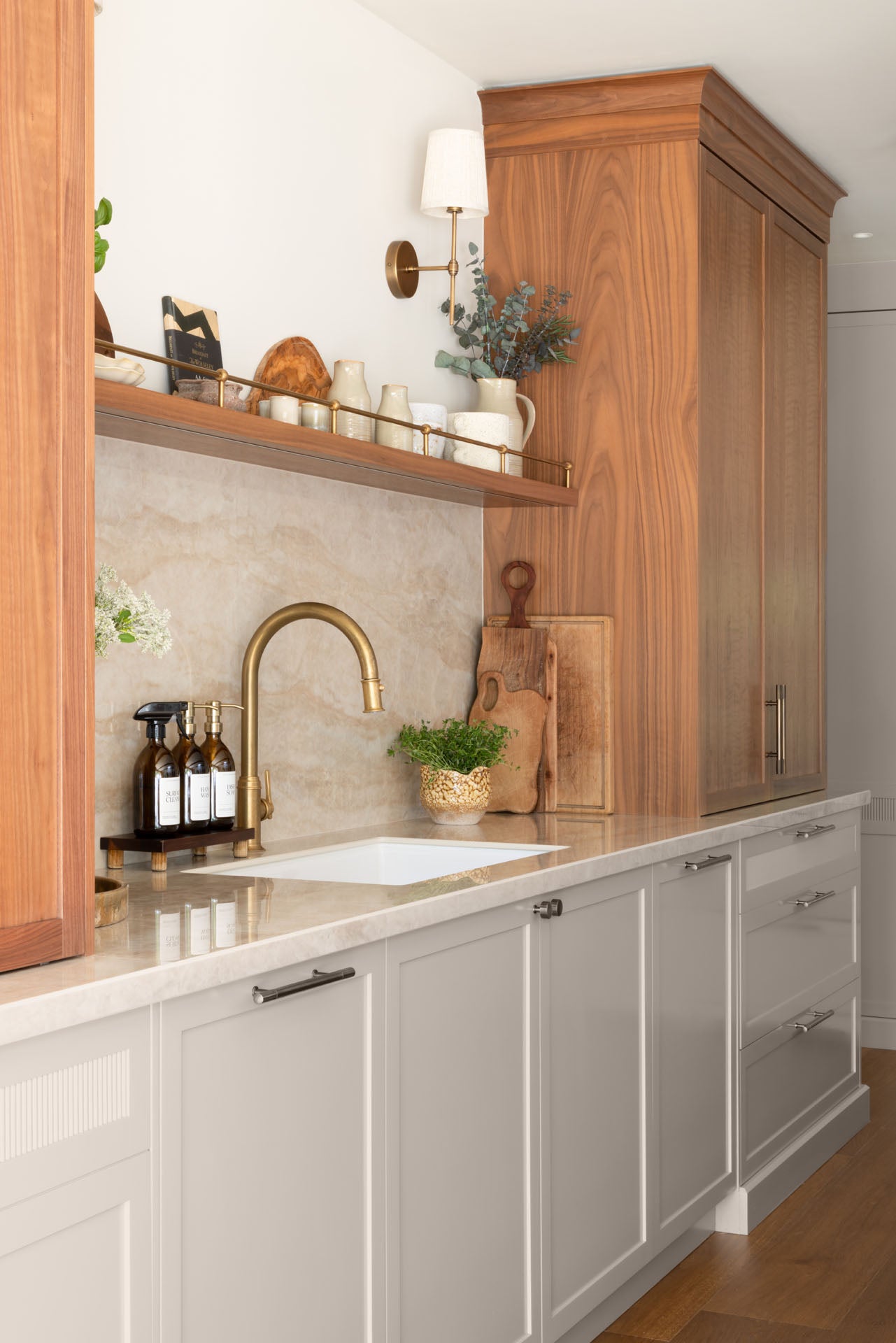 The Walnut Reeded Shaker Kitchen