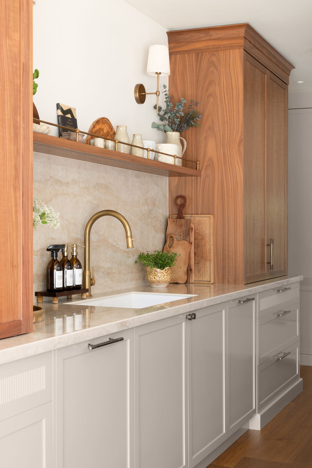 The Walnut Reeded Shaker Kitchen