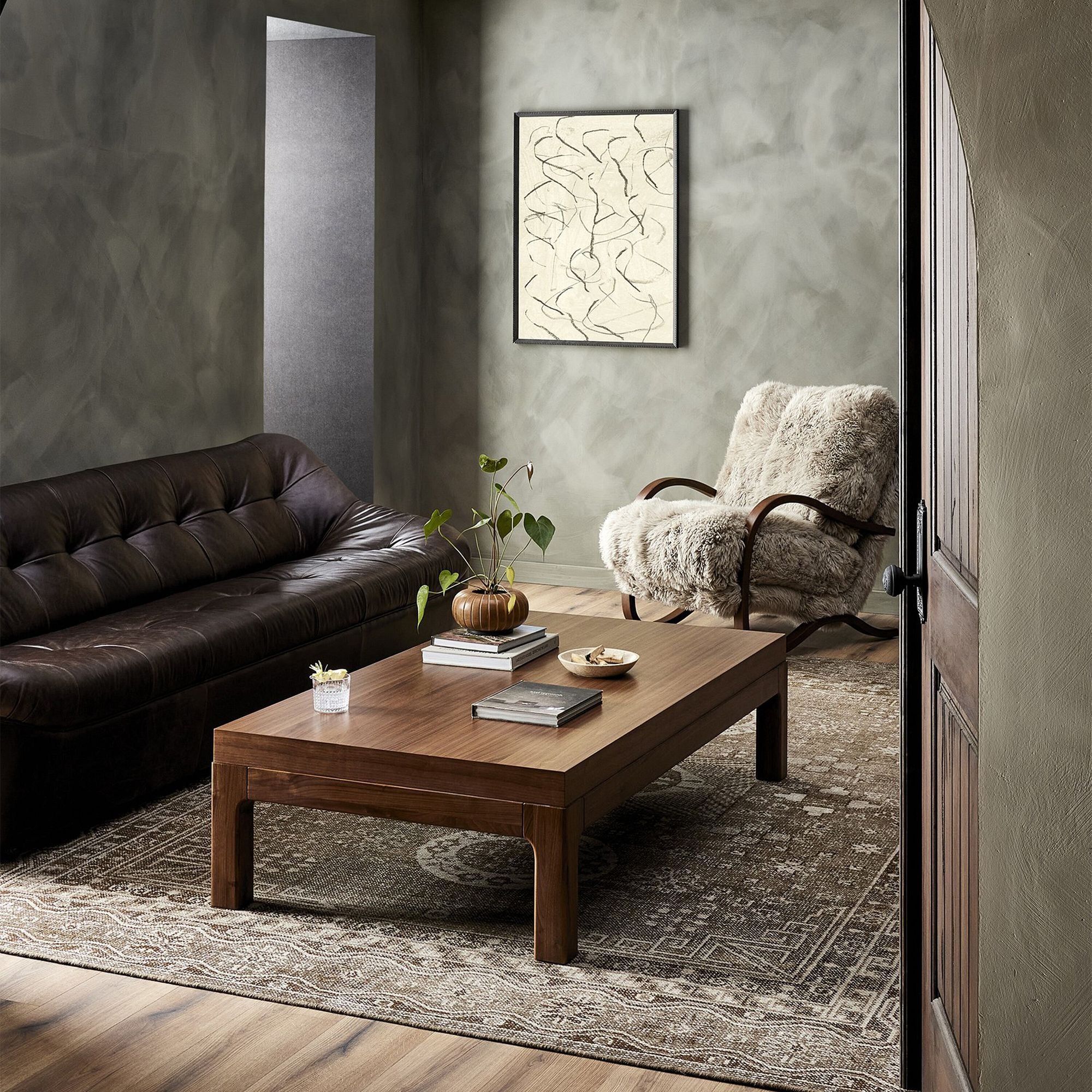 Monroe Walnut Coffee Table