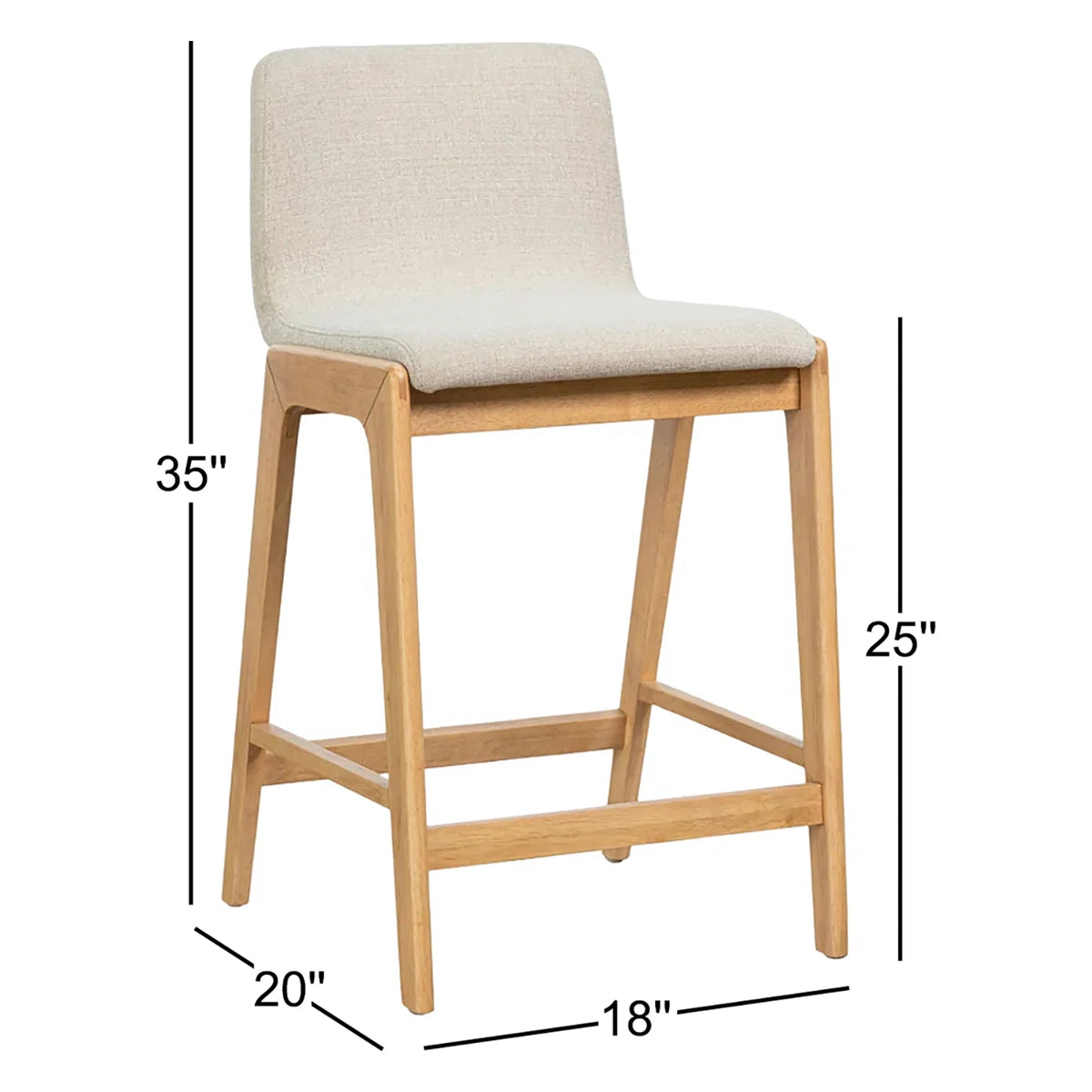 Toller Upholstered Counter Stool