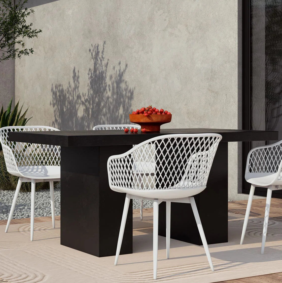 Nolta Fiber-Reinforced Cement Outdoor Dining Table